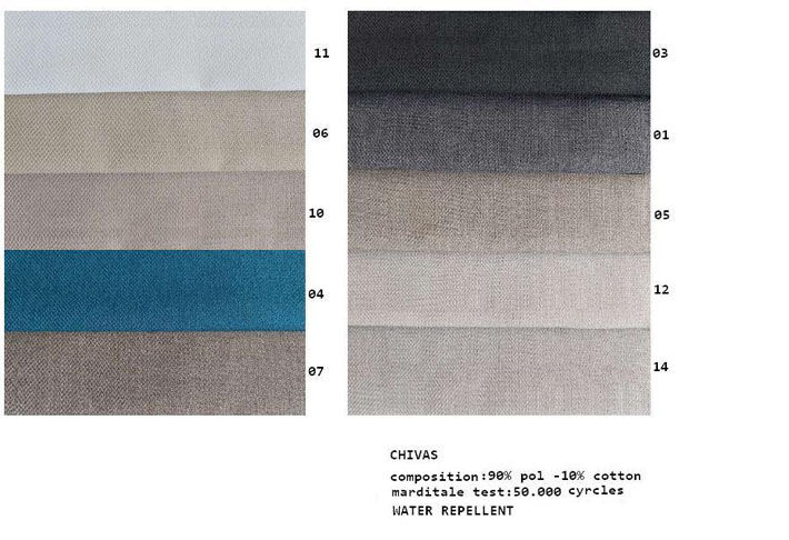 chivas fabric catalogue